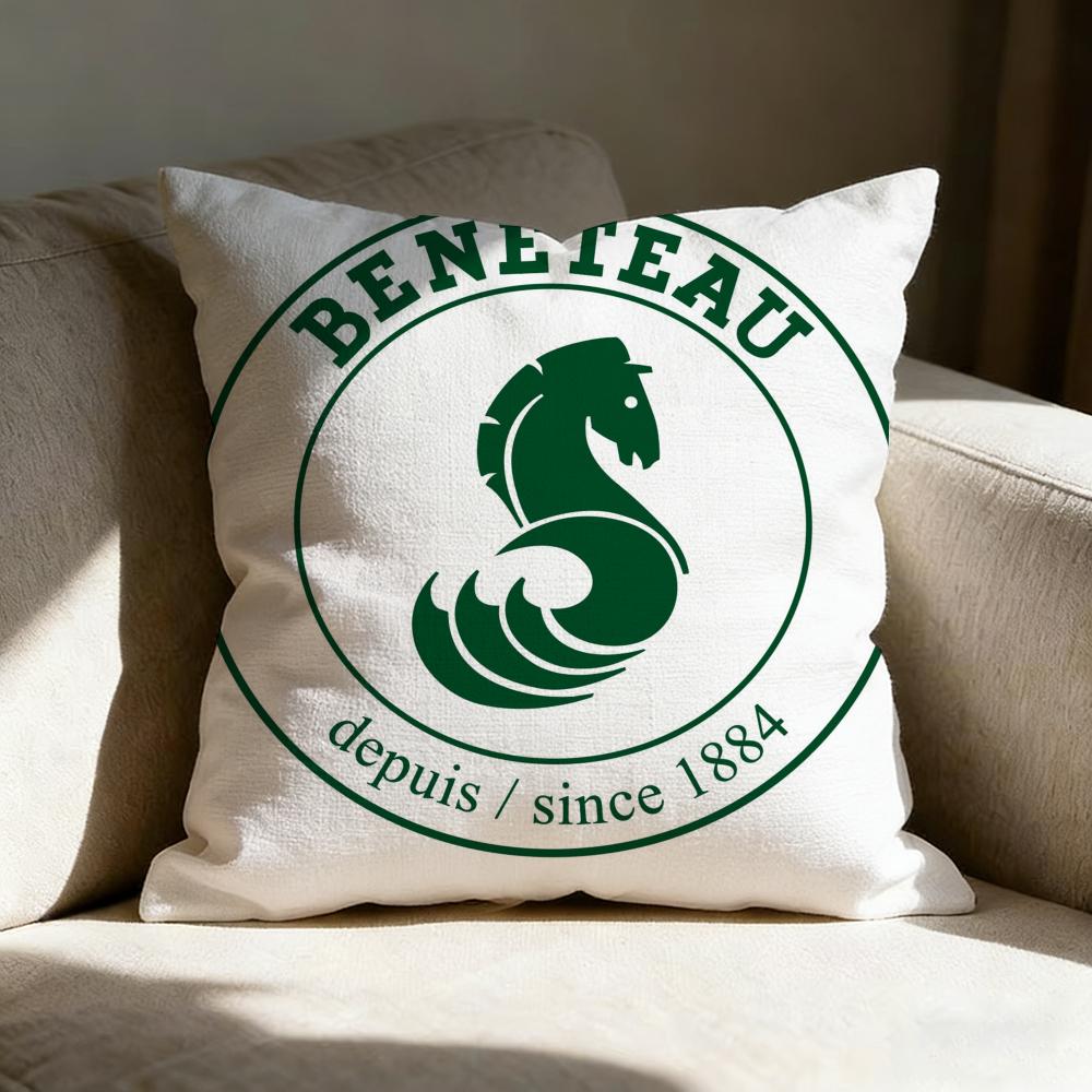 Cartoon B-BeneteauS Y-Yachts Pillow Case Pillowcase, Double-sided Printed, Sofa Cushion, Bedroom Headboard Pillow