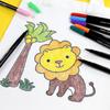 12 Colors Fabric Markers Permanent Fabric Paint Markers Pen Assorted Colors, Marker for Clothes, Textile Markers for T Shirts