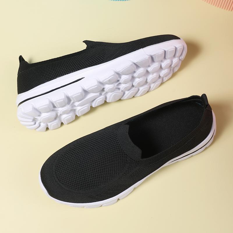 Fashion Women's Casual Flats Shoes Outdoor Lightweight Walking Shoes Summer Comfortable Breathable Mesh Shoes New Hollowing Shoes