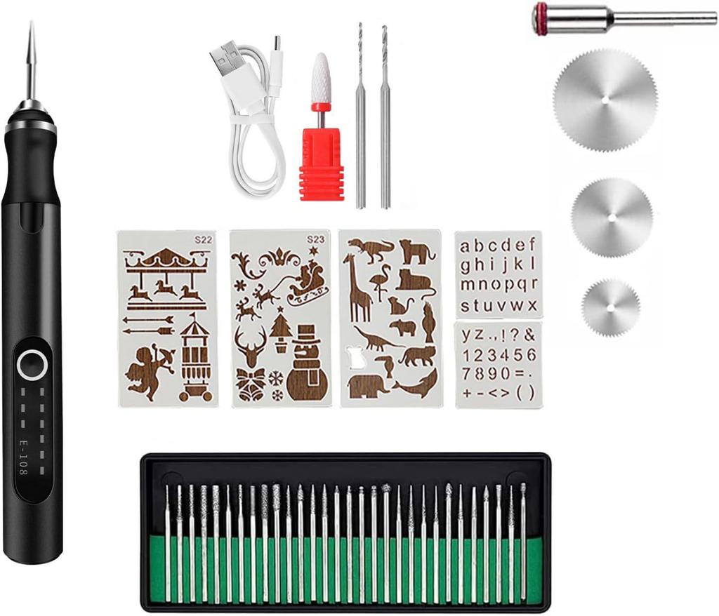 Electric Grinder Pen: Handheld Carving, Polishing & Engraving Tool for Jade & Wood