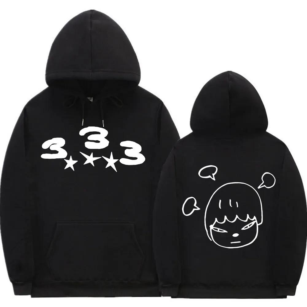 Bladee 333 Hip Hop Trend Skate Drain Gang Hoodie Tops Unisex Hipster Casual Sweatshirt Men Women Fashion Artistic Sense Hoodies