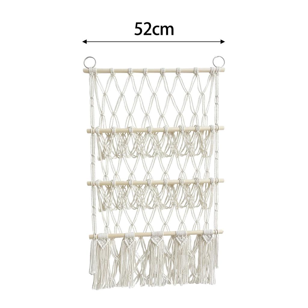 Stuffed Animals Net Hammock Organizing Net Mesh with Tassels Plush Toy Organizer
