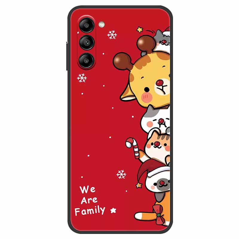 For Samsung Galaxy S23 Plus FE Ultra Case Cover Christmas TPU Soft Silicone Phone Back Cover Case for Fundas Samsung Galaxy S 23