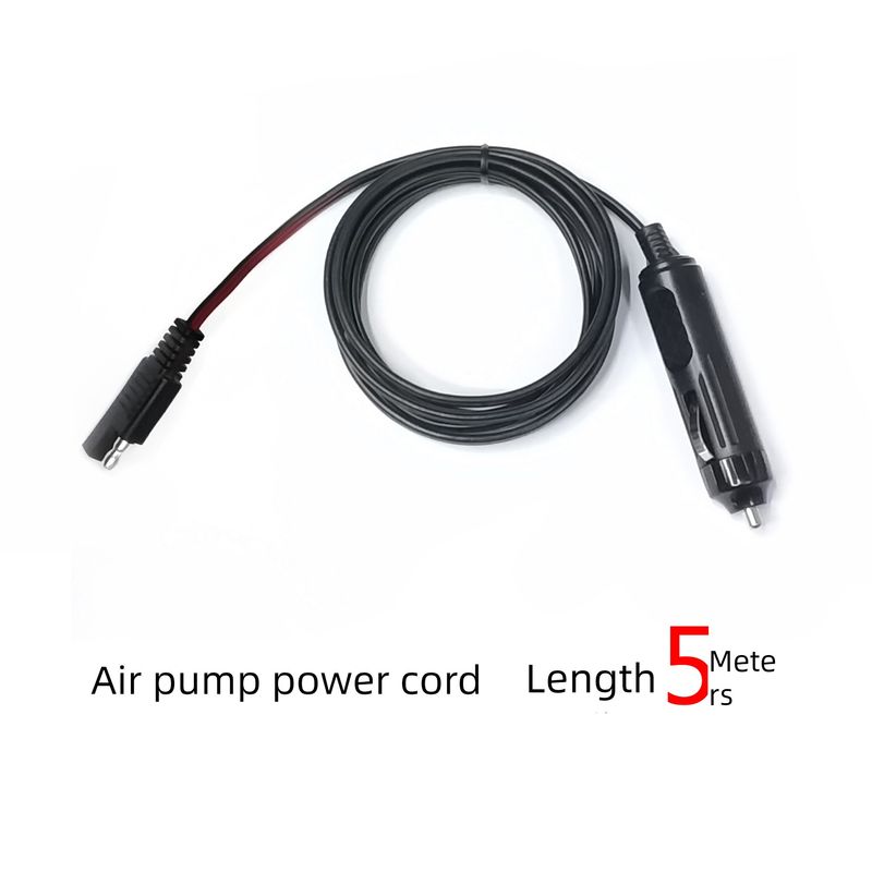 

Vehicle Air Pump Power Cord 12V Portable Car Car Air Pump Electric Tire plus Tire Pump 5 m