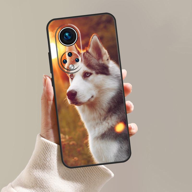 Animal Husky Puppy Case For Honor Magic 8 6 5 7 Lite 400 Pro 200 90 70 50 X8c X8b X9a X9b X9c X9d Win RT Cover