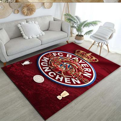 Fußball‑club Bayern München E.v. 19 Customizable Name Carpet Suitable for Entryway Game Room Hallway Foyer Antislip Carpet Office Home Decor