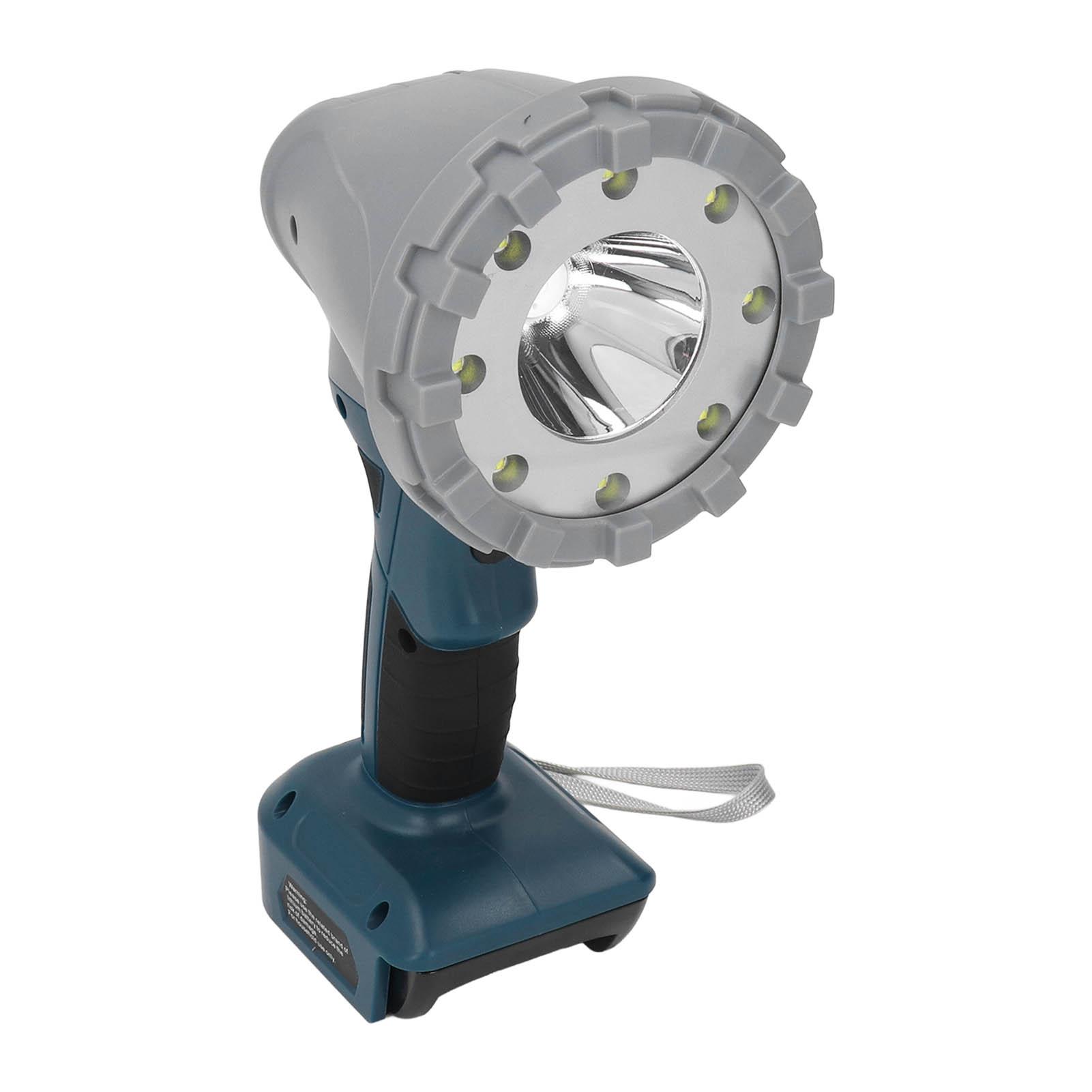 

Портативный ручной рабочий свет Светодиодная портативная лампа 3 режима освещения 600 1200 1400 Лм для 14.421В