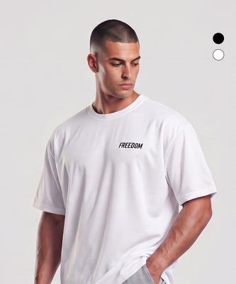 FREEDOM Air Mesh Semi-Overfit T-Shirt_2 Colors