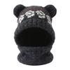 Slouchy Bear Ears Knit Hat Warm Plush Beanie Cap Soft Ear Protection Hat  Cold Weather