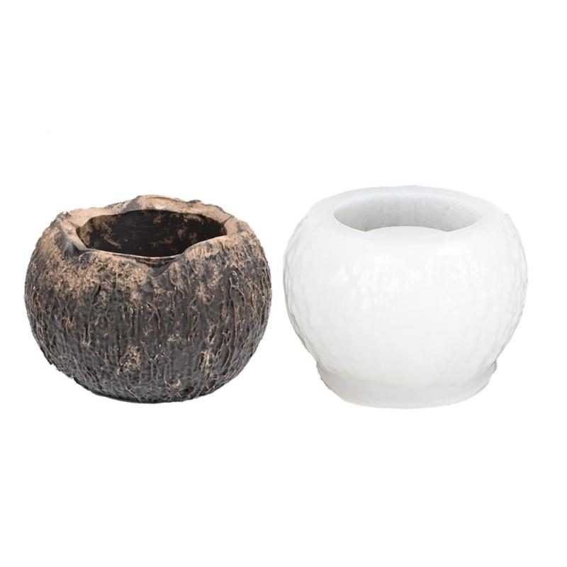 Flexible Silicone Chocolate Molds Oven Safe Coconut Shape Mould for Baking Easy Releases Kitchen Tool