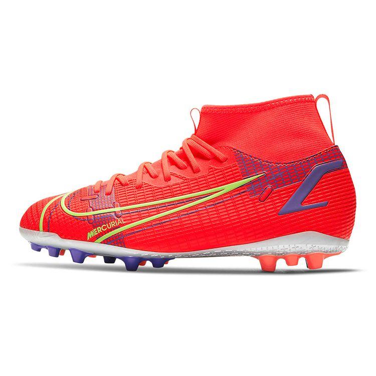 Nike Mercurial Superfly 8 Academy AG Soccer Shoes Kids Sneaker CV0732-600