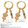 Sweet Wind Diy Cross Pearl Pendant Earrings Stainless Steel Gold Plated Diamond Jewelry