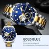 Men Watch Green Waterproof Watch for Men Stainless Steel Automatic Mechanical Watch Men Luxury Watch Luminous Wristwatch