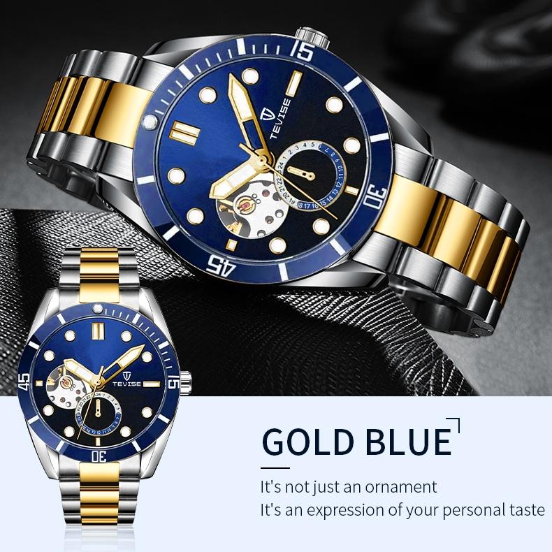 Men Watch Green Waterproof Watch for Men Stainless Steel Automatic Mechanical Watch Men Luxury Watch Luminous Wristwatch