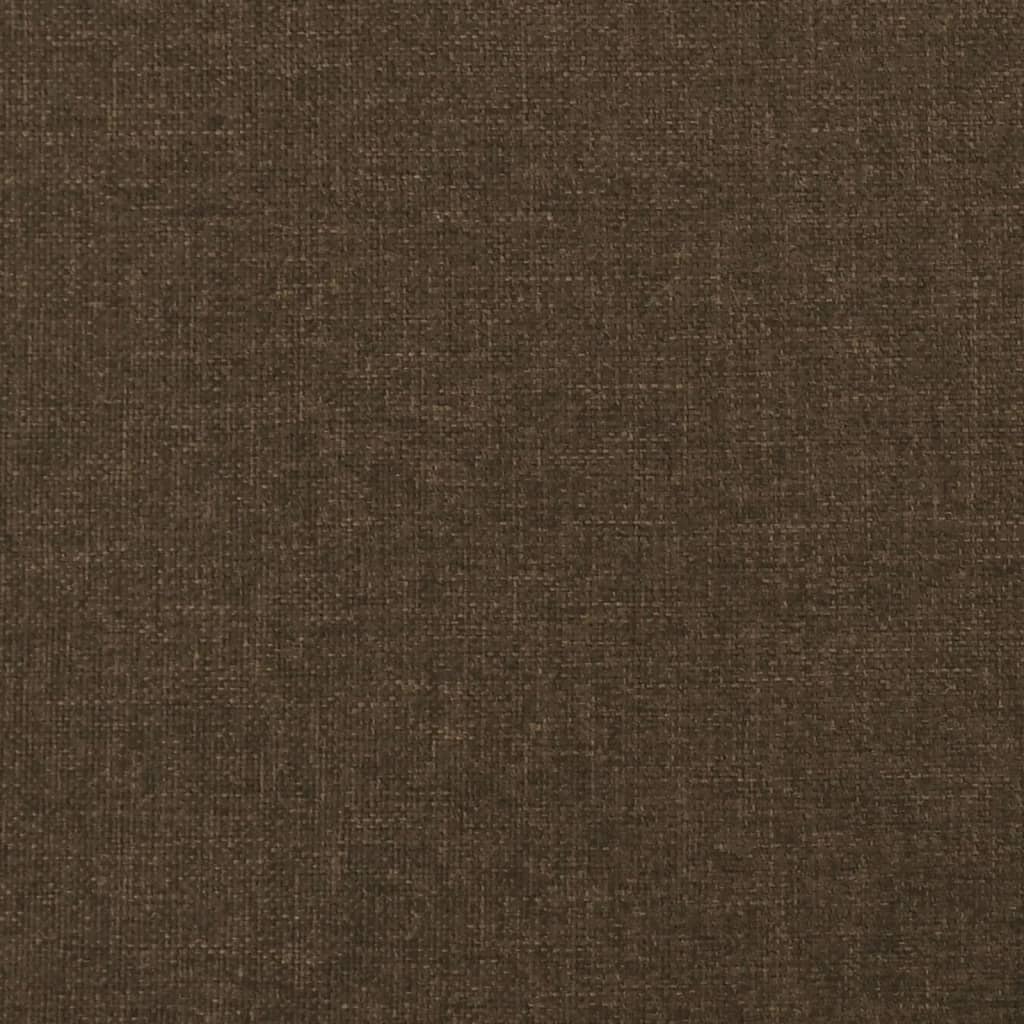 Vidaxl Bed Headboards, 4 Pcs, Dark Brown, 72X5X78/88 Cm, Fabric