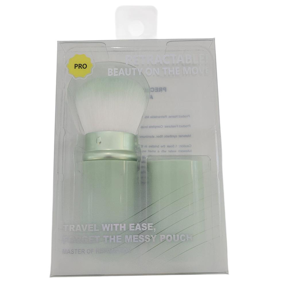 Portable Retractable Loose Powder Contour Brush Compact Travel Multifunctional Makeup Brush Beauty Tool