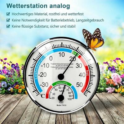 Thermo-Hygrometer ABS Analoge Steuerung Innenfeuchtigkeit