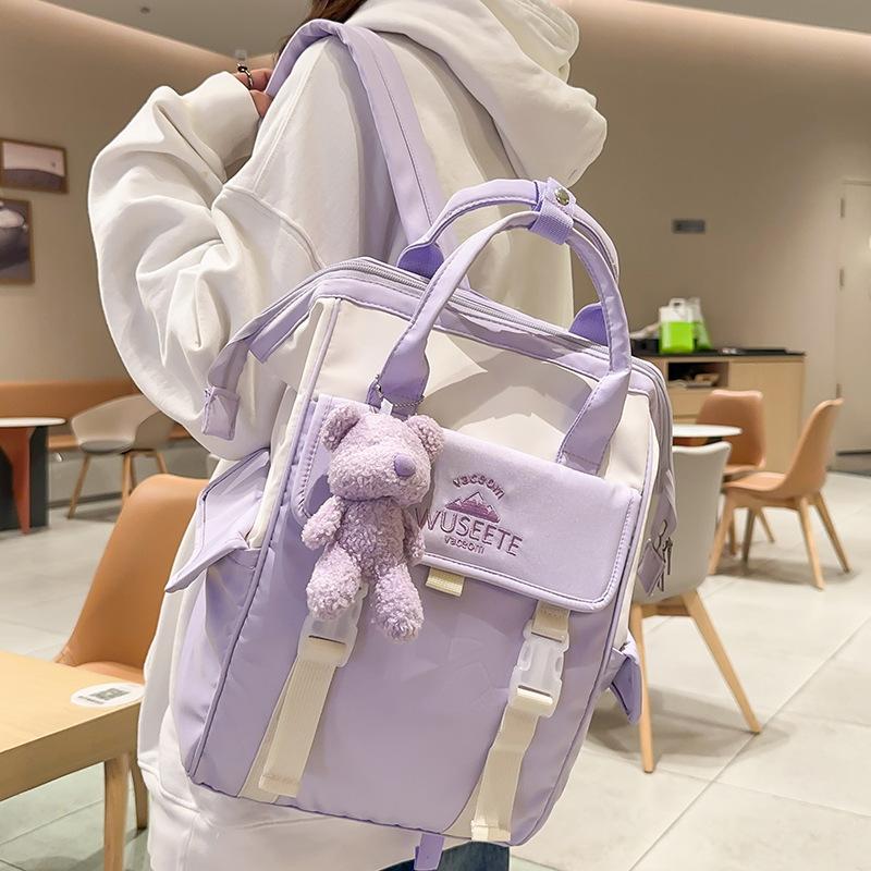 Handbag Elementary school girl High value girl Cute letter children Small backpack