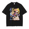 Anime Ssailor Moon Tshirts Vintage Washed Michiru T Shirt Tsukino Rei Makoto Marina Usagi Tops Tees Unisex