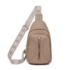 Women's Chest Bag Soft Leather Crossbody Bag Travel Shoulder Bag