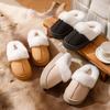 Thick-bottomed Cotton Slippers Winter 2025 New Indoor Home Non-slip and Warm Couple Outer Wear Cotton Mop Winter
