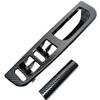 Compatible with VW Golf 4, Classic Bora, Jetta: Carbon Fiber Water Transfer Interior Pull Handles.