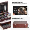 Shuttle Art Art Set with Colored Acrylic Solid Drawing Coloring Pencil and Includes a Portable Storage Box and Portable Storage A great gift for