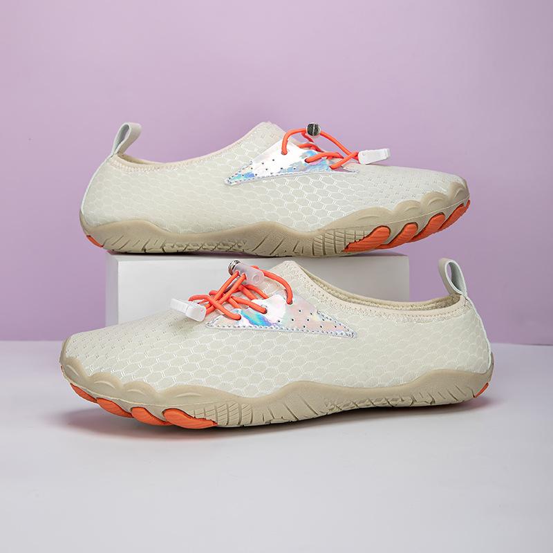 

Beach shoes water shoes swimming outdoor fashion versatile breathable quick drying wide head ultra light non-slip creek shoes 35 бежевый