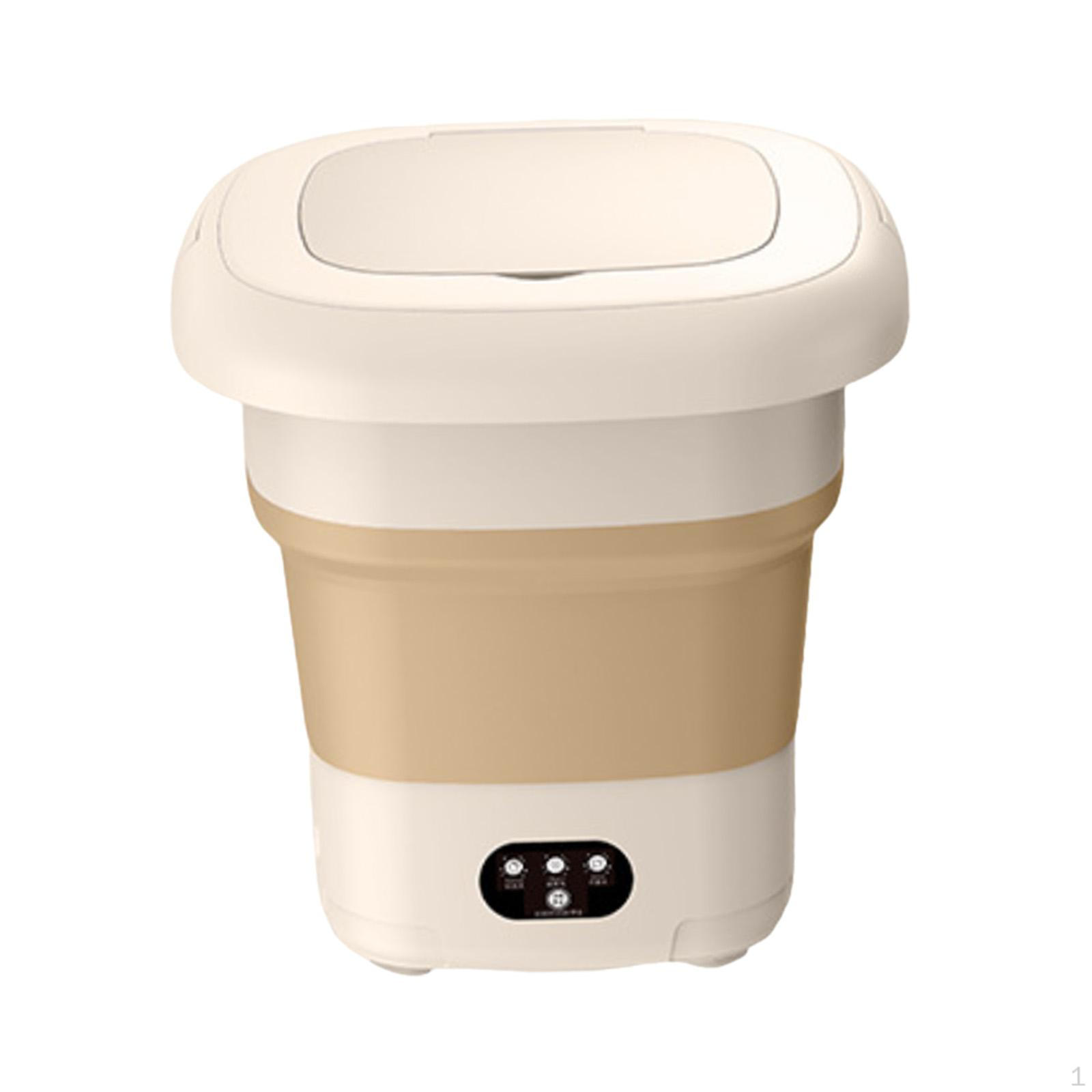 

Складная мини-стиральная машина 9 л легкая для стирки белья в квартире фиолетовый хаки