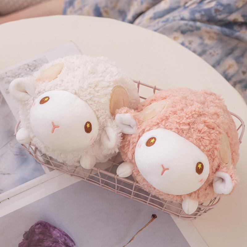 Cute Sheep Doll Plush Toy Cute Soft Sofa Decoration To Sleep Placate Dolls To Send Girls Birthday Holiday Gifts