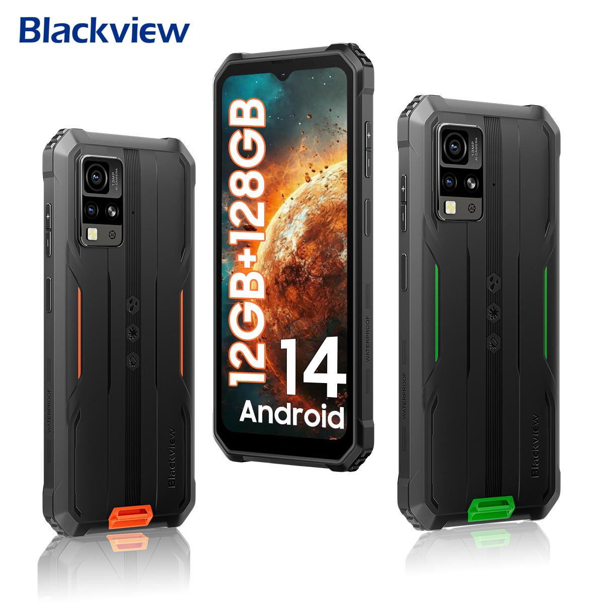 Smartphone Blackview BV4800 Pro 12 GB RAM 128 GB ROM Android 14 5180 mAh verde