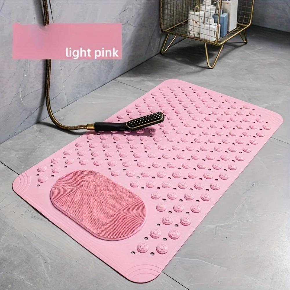 PVC Massage Nubs Mat Rectangular Shower Safety Rug New Bathroom Floor Mat  Shower