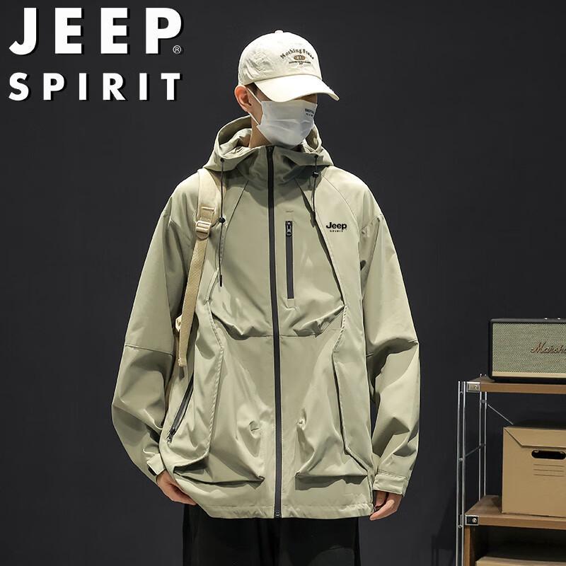 JEEP SPIRIT Men's Spring Autumn Casual Outdoor Jacket