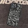 V-Volcom LOGO Mode Für IPhone 16 15 14 13 12 11 Pro Max Plus Leder Handyhülle