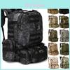 Large Capacity 65l Outdoor Military Tactical Sportbag With Multipockets And Breathable Padding Shoulder Straps