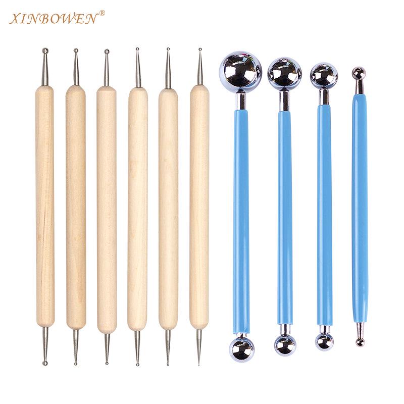 Double-Headed Indentation & Dotting Pen for Clay and Nail Art