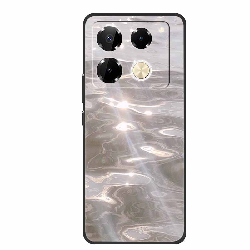 For Infinix Note 40 Pro 5G Case TPU Soft Silicone Cover Phone Cases for Infinix Note 40 40pro 4G Flowers Lovely Coque Fundas