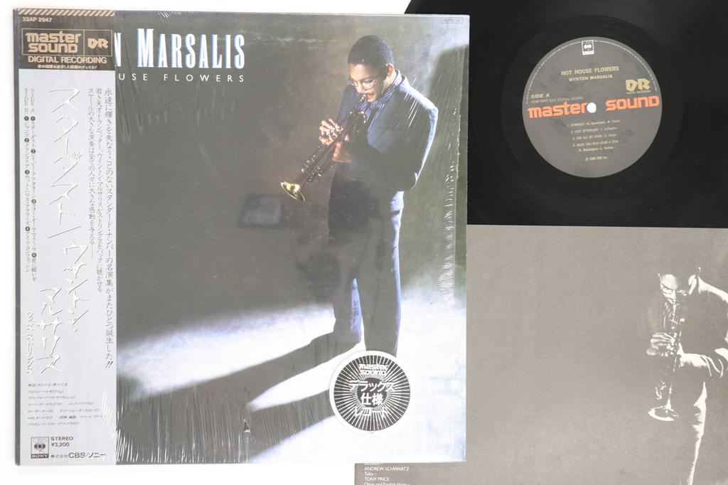 LP Record WYNTON MARSALIS  Hot House Flowers  Master Sound 32AP2947 CBSSONY 1984 Japan Obi Jazz Used