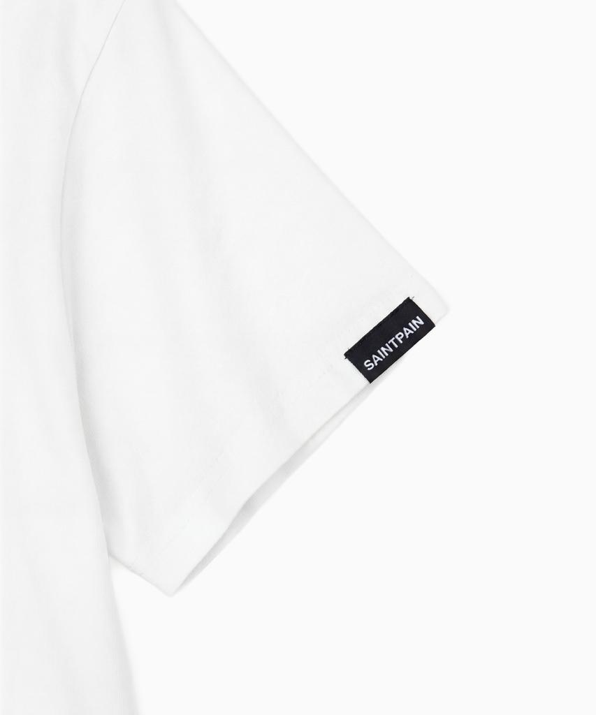 SAINTPAIN Sp Saint Pattern Short Sleeve T-Shirt White