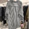 Striped Shirt Women's Design Sense Niche 1116 Spring New French Retro Versatile Loose Chic Unique Top