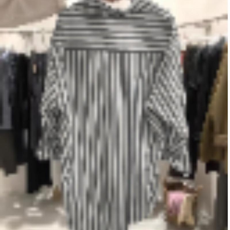 Striped Shirt Women's Design Sense Niche 1116 Spring New French Retro Versatile Loose Chic Unique Top