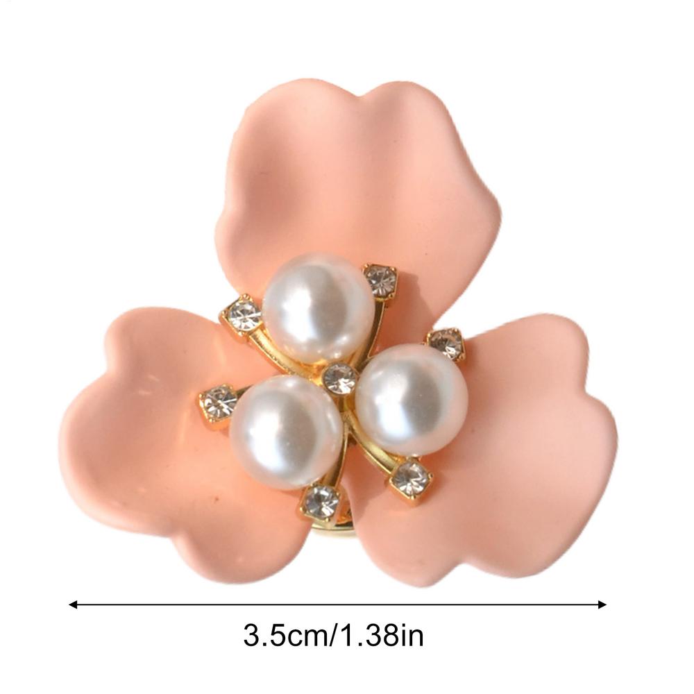 

Pearl Flower Button Covers Shirt Accessories Flower Shaped Decorative Pearl Cufflink For Dress Blouse Wedding Party Wear
