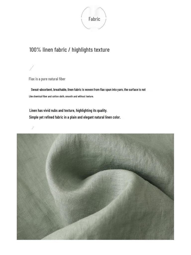 Reversible 2023 Summer Cotton Linen Ruffle Collar Dress with Swing Skirt & Short Sleeves