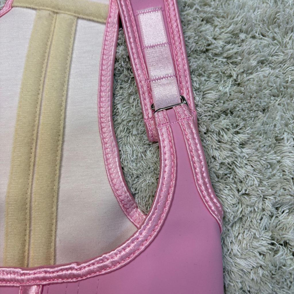 Platinum Edition Latex Waist Trainer: 15 Steel Bone Tummy Control Vest