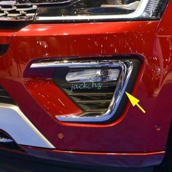For Ford Expedition 2018- Chrome Front Fog Light Lamp Cover Accessories