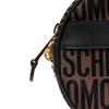 Moschino Classic Logo Print Gold Logo Letter Polyester Blend Crossbody Bag Women Bags Black Brown A74158268