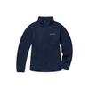 Solid Color Logo Long Sleeve Soft Shell Jacket Men Jackets Blue WE3213-464