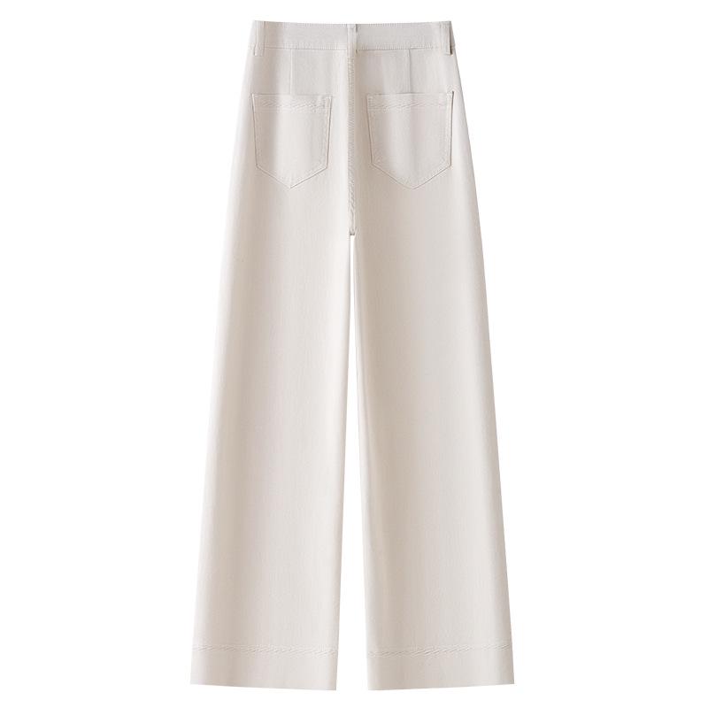 Women's Yellow High-Waist Slimming Straight Leg Jeans - Spring 2025 Collection