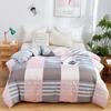 Abstract Stripes Waves Duvet Cover Geometric Pattern Queen Size Bedding 100% Cotton Quilt Cover with Zipper for Kids Adults