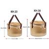 20L/30L Capacity Outdoor Folding Bucket PVC For Campers Hiker Fishermen Convenient Carry Handle